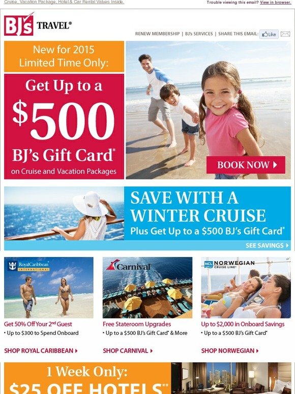 bj's travel all inclusive