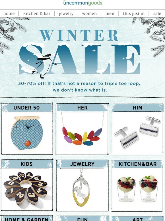 Winter Sale! Going, Going… Milled
