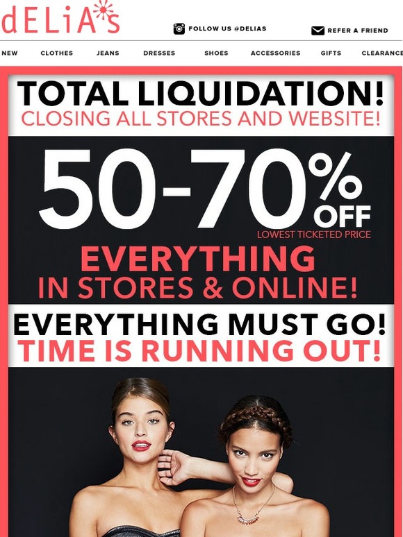 CELEBRATE THE SAVINGS! TIME'S RUNNING OUT!