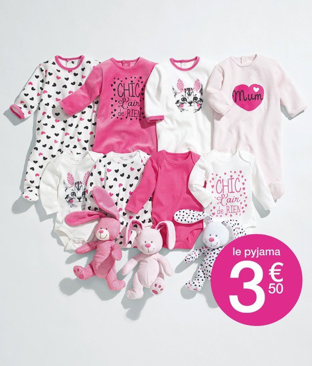 Pyjama Noël bébé à partir de 2,50 € - Kiabi