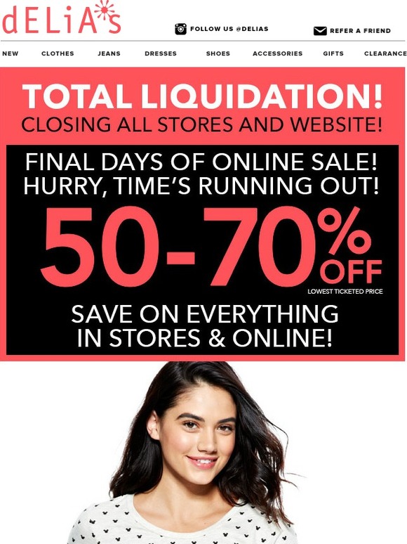 TOTAL LIQUIDATION! EVERYTHING MUST GO!