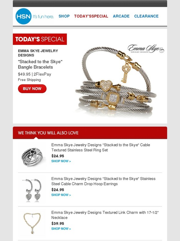 Hsn hot sale bangle bracelets