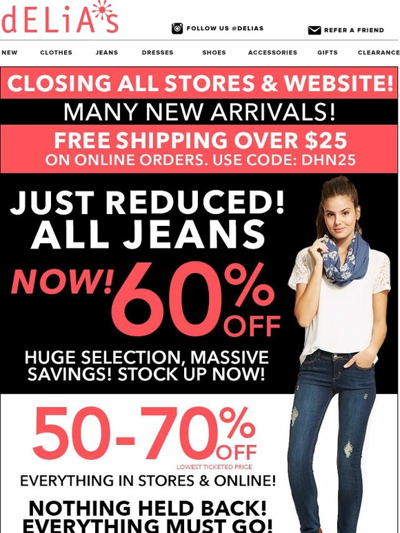 SAVE EVEN MORE ON JEANS NOW!
