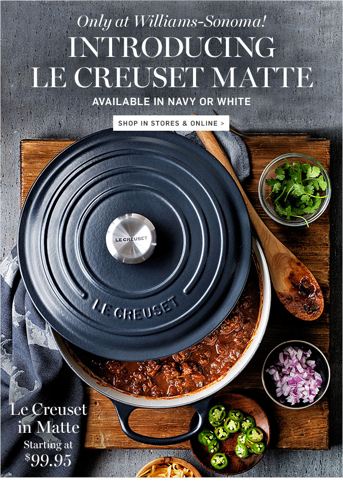 Williams Sonoma's Fall Clearance Sale Includes Le Creuset Cookware