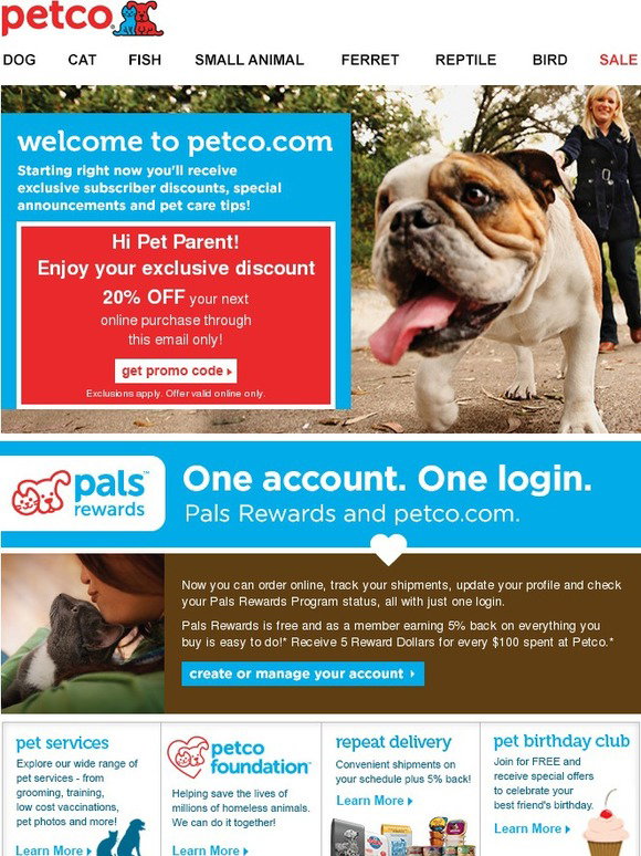 petco login rewards