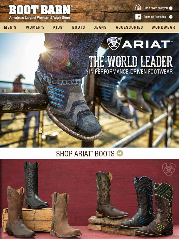 Boot Barn: Ariat - Performance-Driven Footwear | Milled
