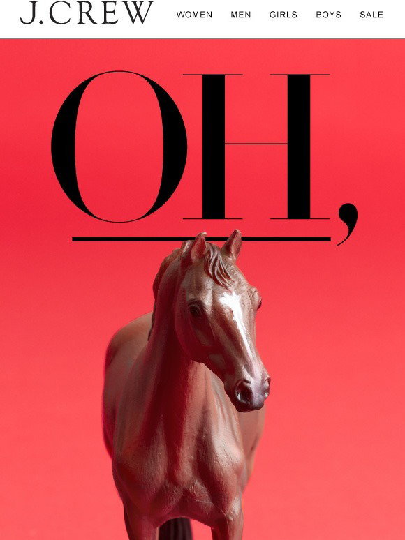 J.Crew What did the horse say to the groundhog? Milled