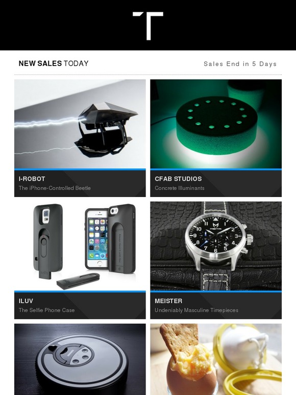 Touch of Modern Robot beetles & vacuums; Scramble your eggs without