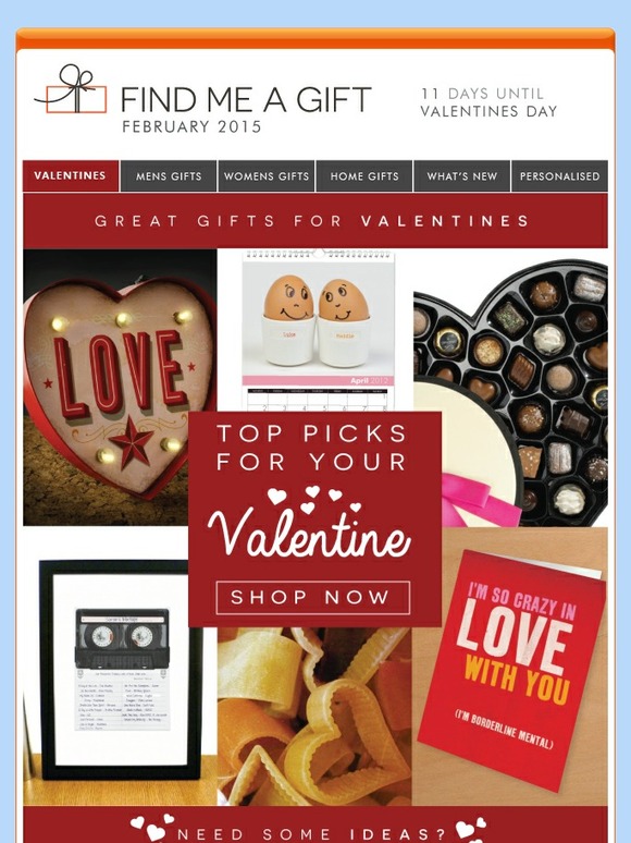 Alert: Valentine’s Day Reminder – Get them something they won’t be expecting.