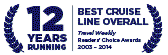 BEST CRUISE LINE OVERALL