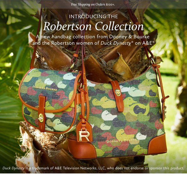 Dooney and Bourke Introducing the Robertson Collection Milled