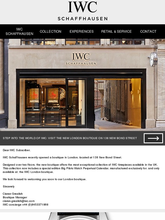 iwc bond street