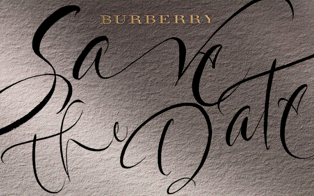 BURBERRY
SAVE THE DATE