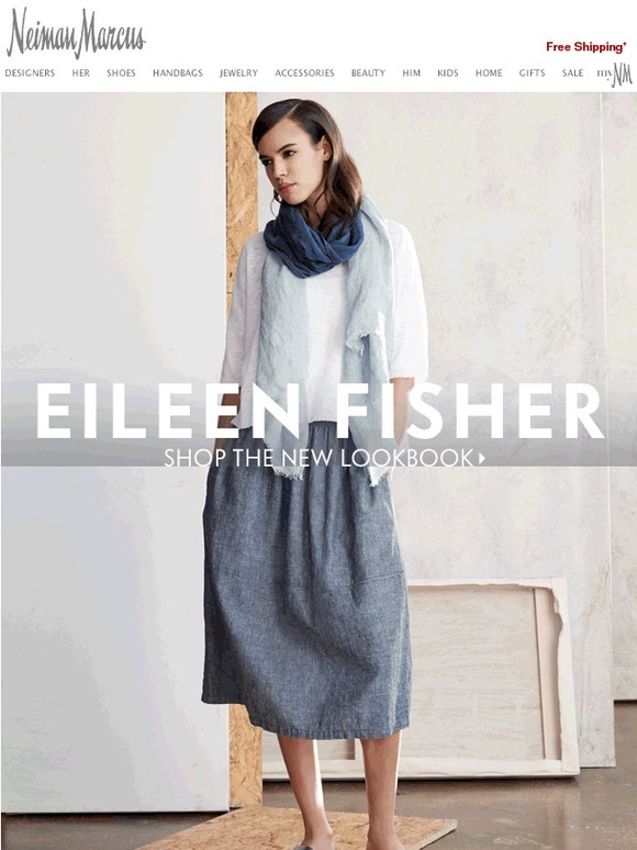 Neiman Marcus New Eileen Fisher Lookbook Milled