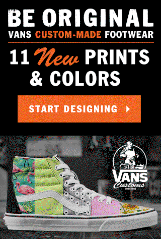 Vans 11 Newest Colors and Prints Available in Custom Footwear!