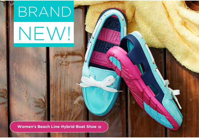 crocs beach line boat shoe womens