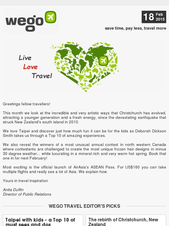 Christchurch reborn, Taipei Top 10 and the ASEAN Pass explained