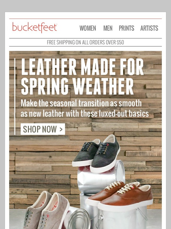 Bucketfeet Meet our new leather basics Milled