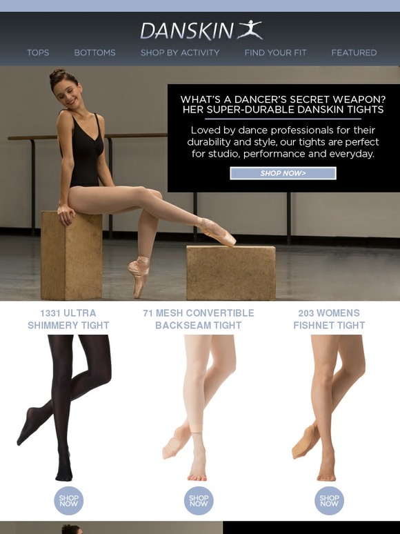 Danskin The Secret is Out dancers' favorite tights are here Milled