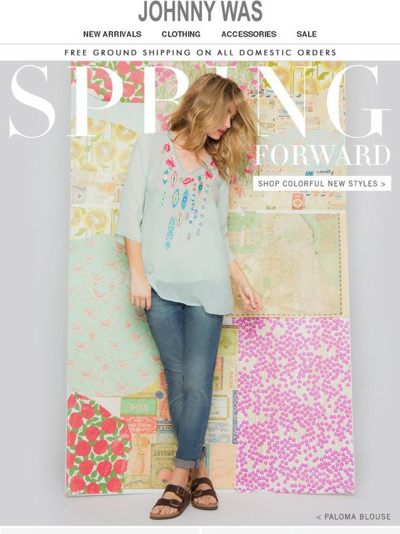 Johnny Was: Spring Forward | Milled