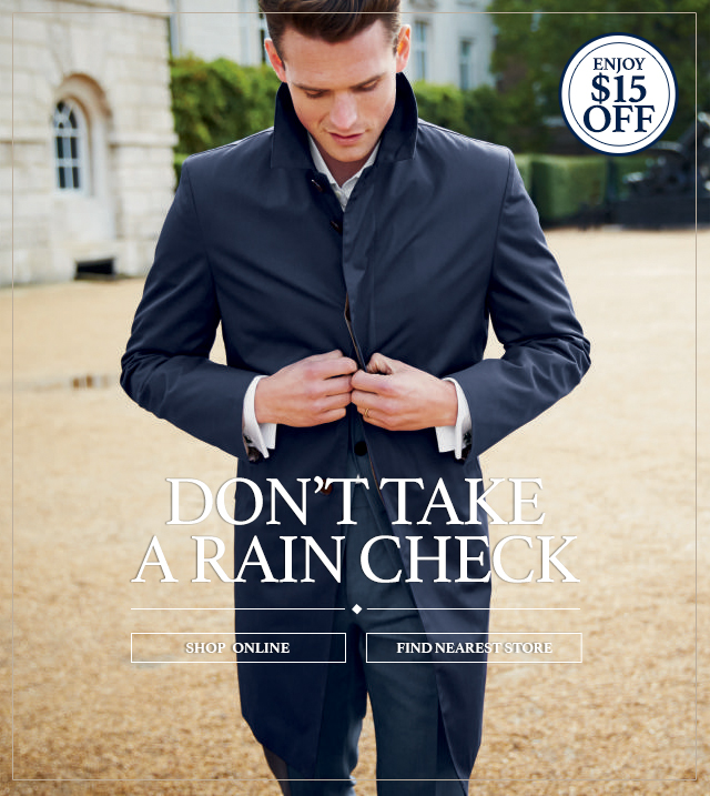 Charles tyrwhitt sale raincoat