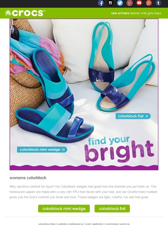 Crocs New color that feels good Milled