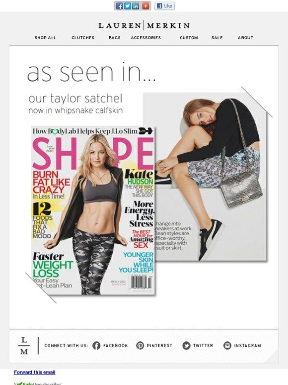 As seen in: Our Taylor Satchel in Shape!