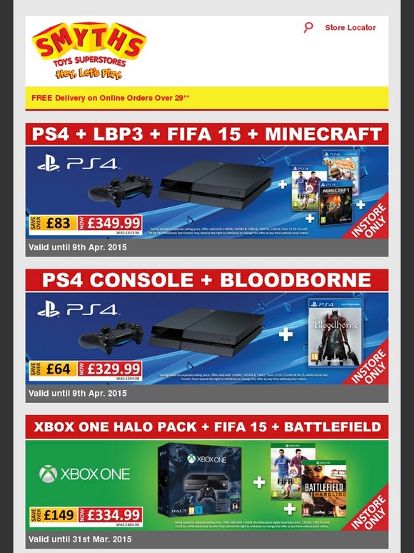 minecraft smyths ps4