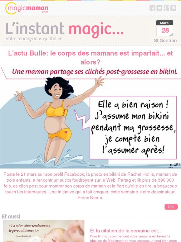 Magicmaman Mon Corps Imparfait De Maman J Assume Menus Et Citation De La Semaine Milled