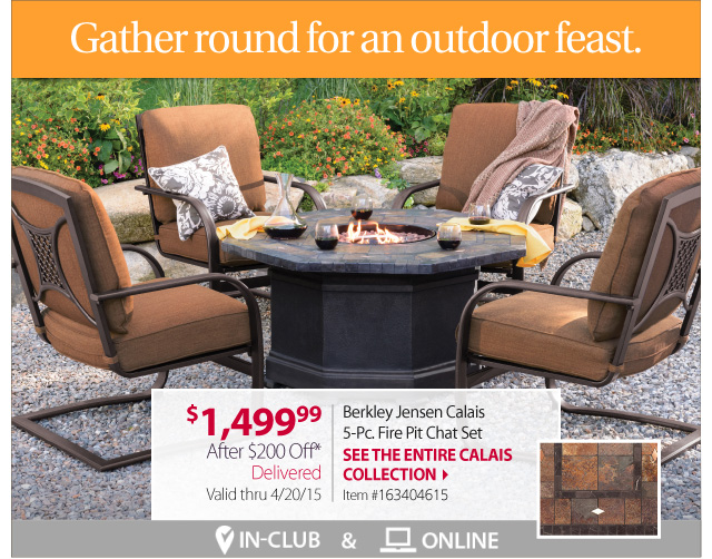 BJs Wholesale Club Patio sets EXCLUSIVE to BJ's shop today! Milled