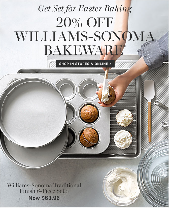 Williams Sonoma Traditional 6-Piece Bakeware Set