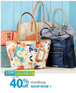 Up to 40% off Handbags