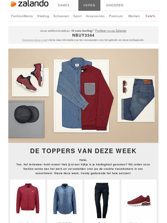 Zalando NL: Het beste van deze week staat voor jou klaar ☀ | Milled