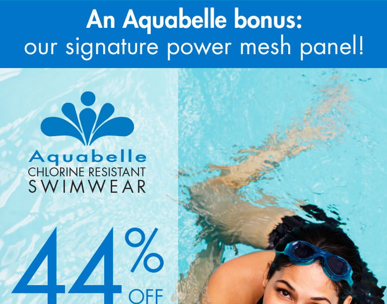 swimsuitsforall.com: 44% OFF Chlorine Resistant Aquabelle Swimwear!