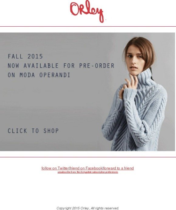Our women's collection is now available for pre-order on Moda Operandi!