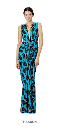 Thakoon - Cascading Feathers Gown