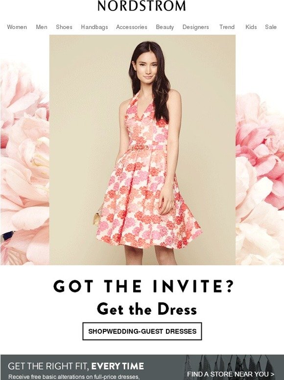 Nordstrom: Wedding-Guest Dresses from Beach to Black Tie | Milled