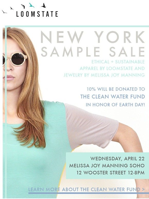 SoHo sustainable | Earth Day sample sale with friends!