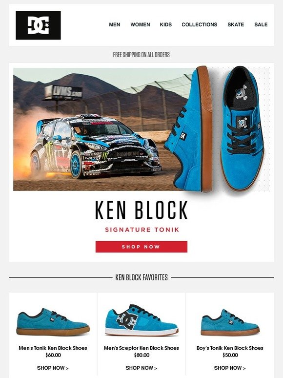 ken block signature shoes