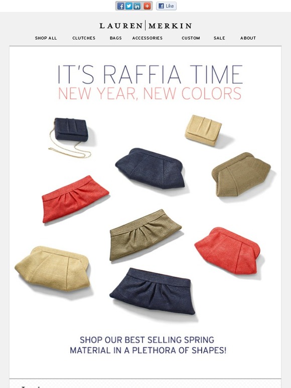 Spring favorite - Raffia is back!