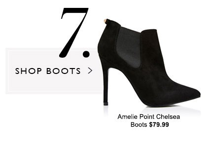 Shop Boots. Amelie Point Chelsea Boots