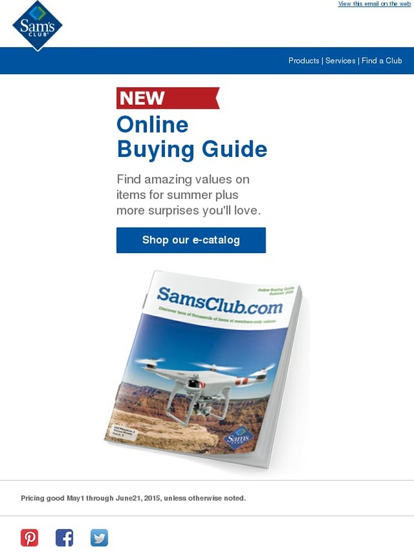 Sam's Club Check out our first ever Online Buying Guide Milled