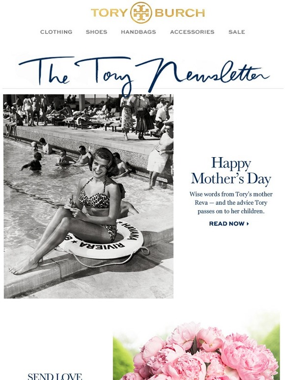 Tory Burch: Happy Mother’s Day! Advice From Tory’s Mom And Other ...