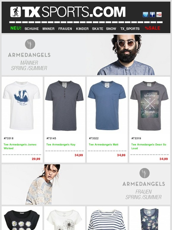 TOP Brand Armedangels - Sandalen für Ihn und Sie!