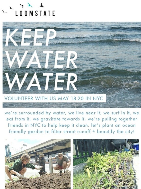 NYC | let's keep our water...water!
