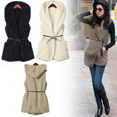 Women Long Vest Coat