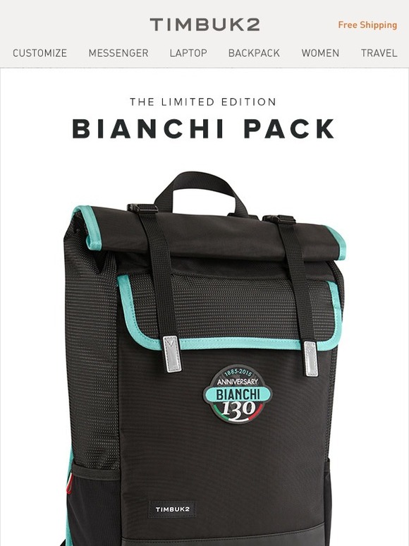 Timbuk2's Bianchi 130th Anniversary Bag