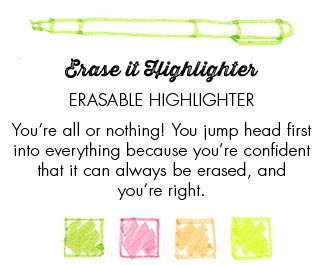 Erase it highlighter