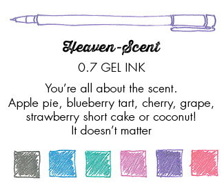 Heaven scented gel pen