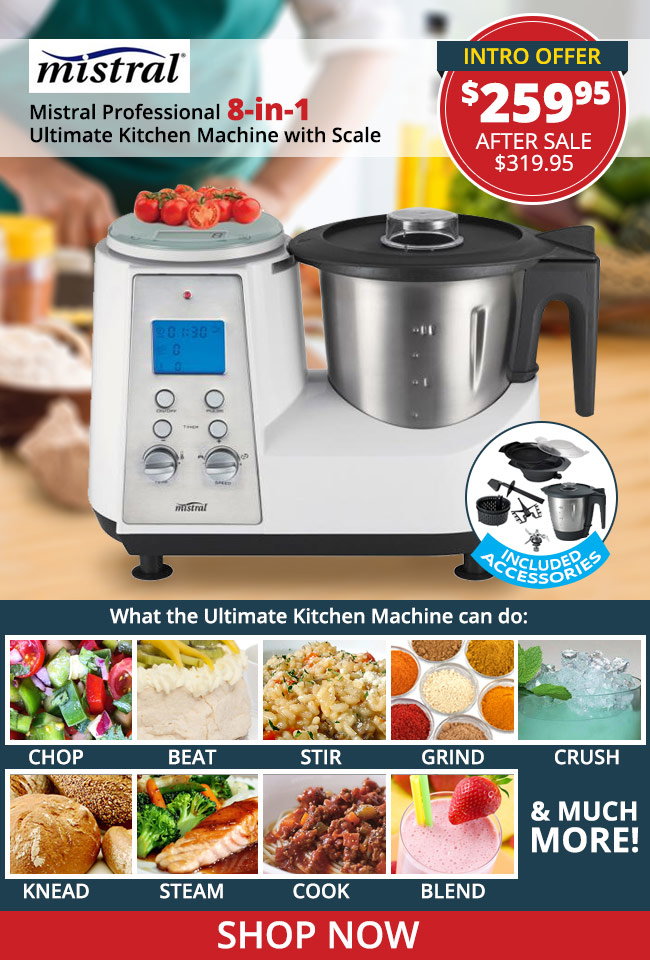 DealsDirect: NEW Mistral 8-in-1 Kitchen Machine & Scale $260 | Free ...